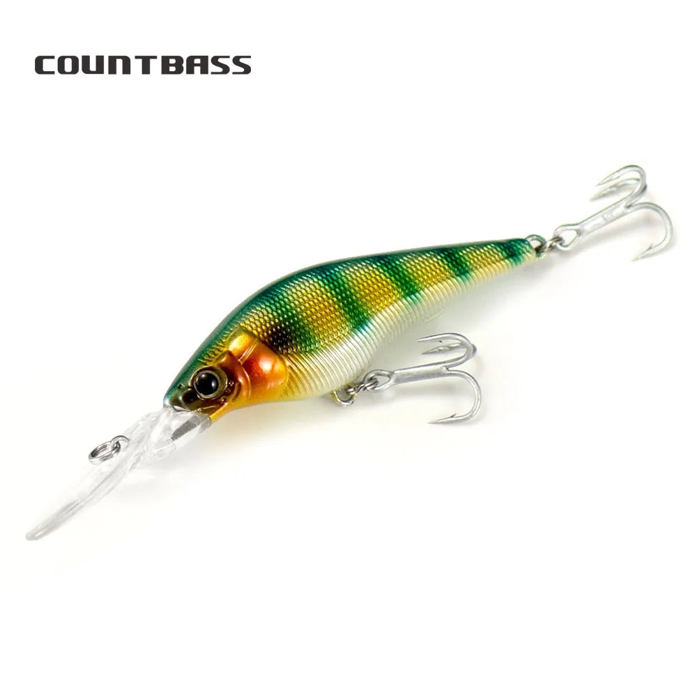 

Hard Bait 60mm 2-23/64" 7g 1/4 oz., Floating Shad Plastic Lure, Crankbait Wobblers Jerk Your Bait Freshwater Bass Fishing Lures