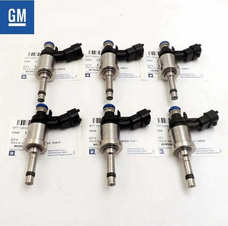 

6X 12638530 Fuel Injectors For GM Chevrolet Camaro Traverse GMC Acadia CTS 3.6L