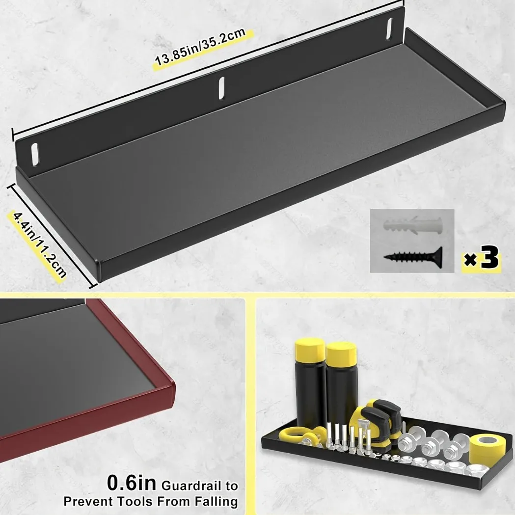 حامل جداري لتنظيم الأدوات المعدنية لتخزين المفكات والكماشة والمطارق والمفاتيح في ورشة العمل #3