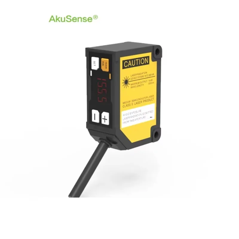 New And Origin Banner Akusense Displacement Sensor RS485 Laser Distance Sensor Price Range 50 To 150 Mm