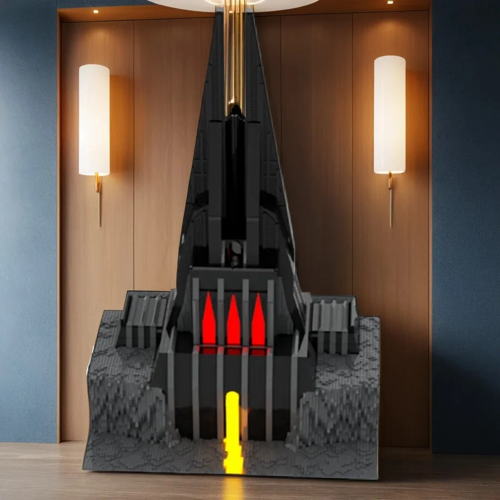 10166pcs MOC Star Battle Ultimate Lord Vader`s Castle Fortress Vader Model Building Blocks Architecture Christmas Gift Toys 3D
