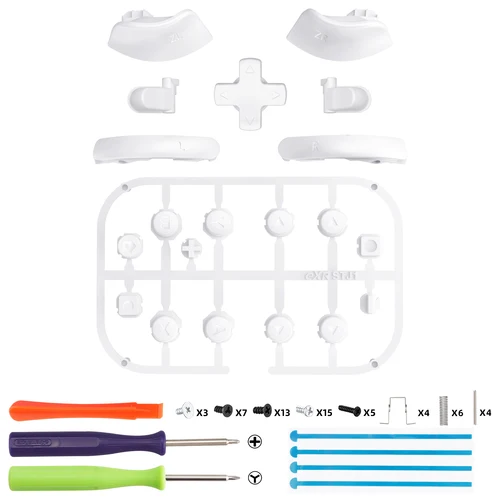Imagen 2 del producto eXtremeRate Juego completo de botones de repuesto DIY para Joycon 2, ABXY, Dpad y C Botón de inicio y liberación y gatillo para Nintendo Switch 2