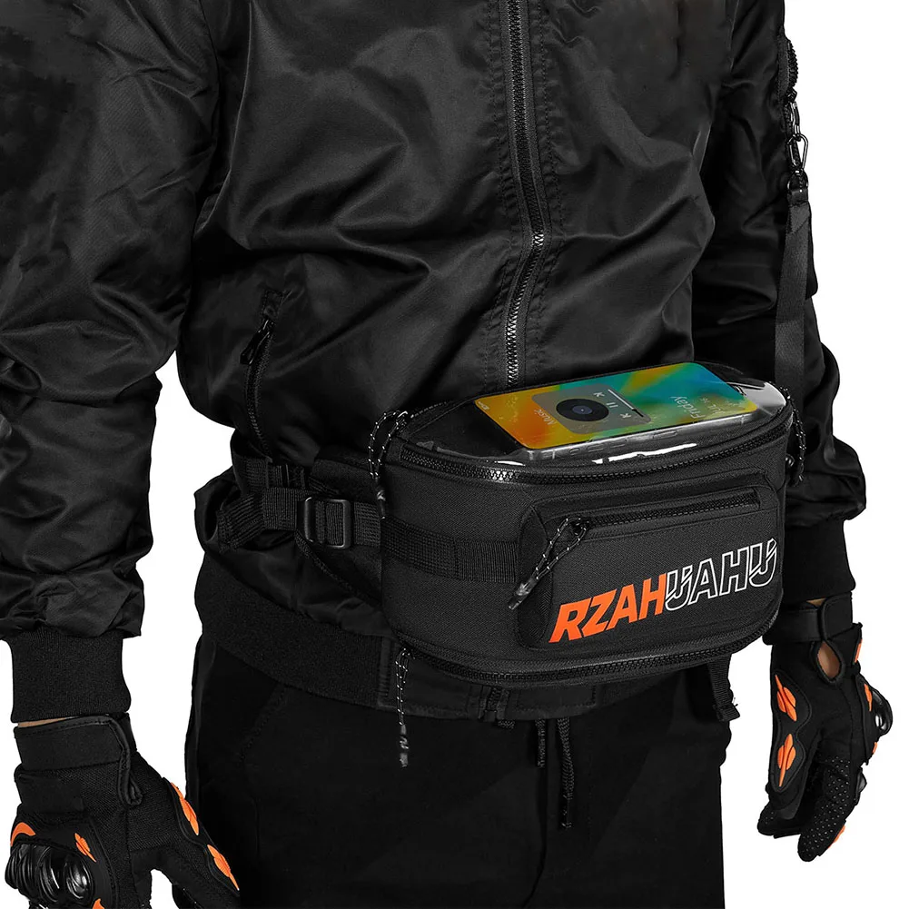 

Поясная сумка для мотоцикла, водонепроницаемая сумка для хранения мотоцикла, большая вместительная уличная повседневная поясная сумка, аксессуары для мотоциклов