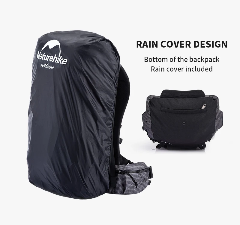 Naturehike Wanderrucksack, Outdoor-Sporttasche, 60 + 5 l, großes Fassungsvermögen, ergonomisches Design, Rucksack, Camping, Reisen, wasserdichter Rucksack – Detail 13