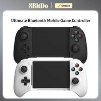 8BitDo Ultimate Bluetooth Mobile Game Controller,Gamepad with Hall Joysticks and Triggers for Android Smartphones and Tablets