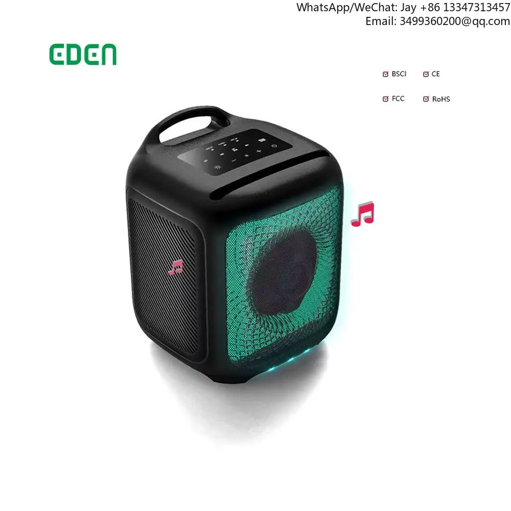 

EDEN New 5inch Party Portable Speaker Partybox Caixa De Som Boombox Speakers Audio System Sound Outdoor Speaker