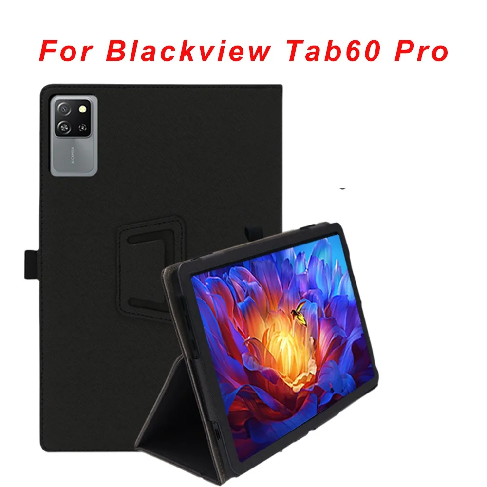 For Blackview Tab60 Pro Sleeve Foldable Cover Case For Blackview Tab60 Pro 10.1 Inch Fabric Texture PU Leather Magnet Flip Cse