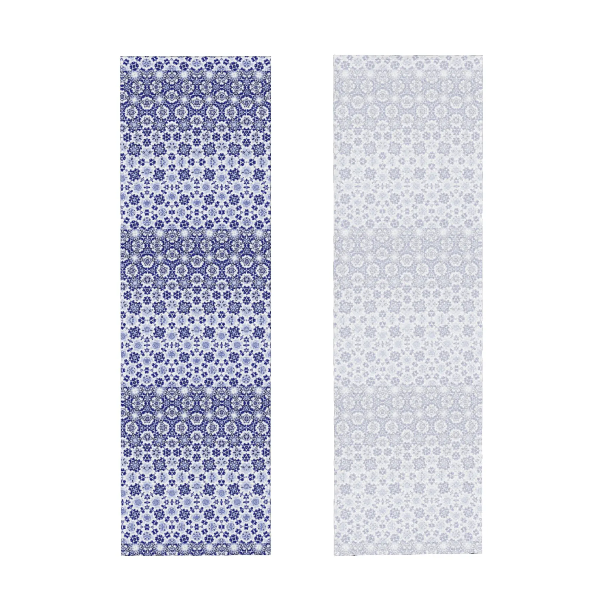 Blue Sicilian Tile Portuguese Tiles Mediterranean Tiles Cold Exercise Towel  Yoga Fitness Running Activities Travelling Towels