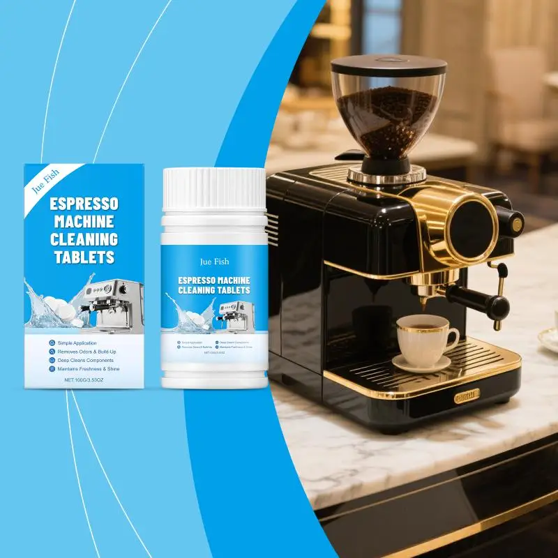 

Coffee Maker Cleaning Tablets - Universal, Gentle Daily Cleaning for Coffee Makers, Removing Stains and Scale.