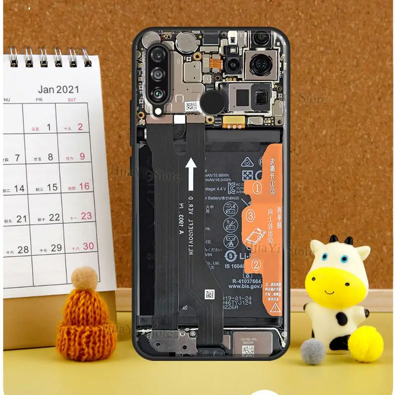 Motherboard Circuit Board Phone Case For Huawei P20 Lite P30 P40 Pro Mate 10 20 Lite P Smart 2019 2021 Back Cover