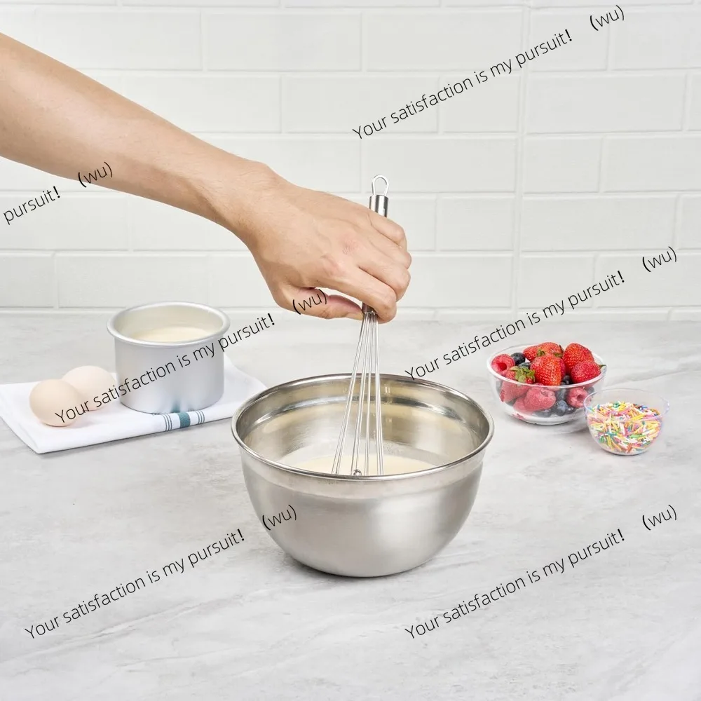 10/12 Kitchen Stainless Steel Mixer Manual Metal Egg Beater