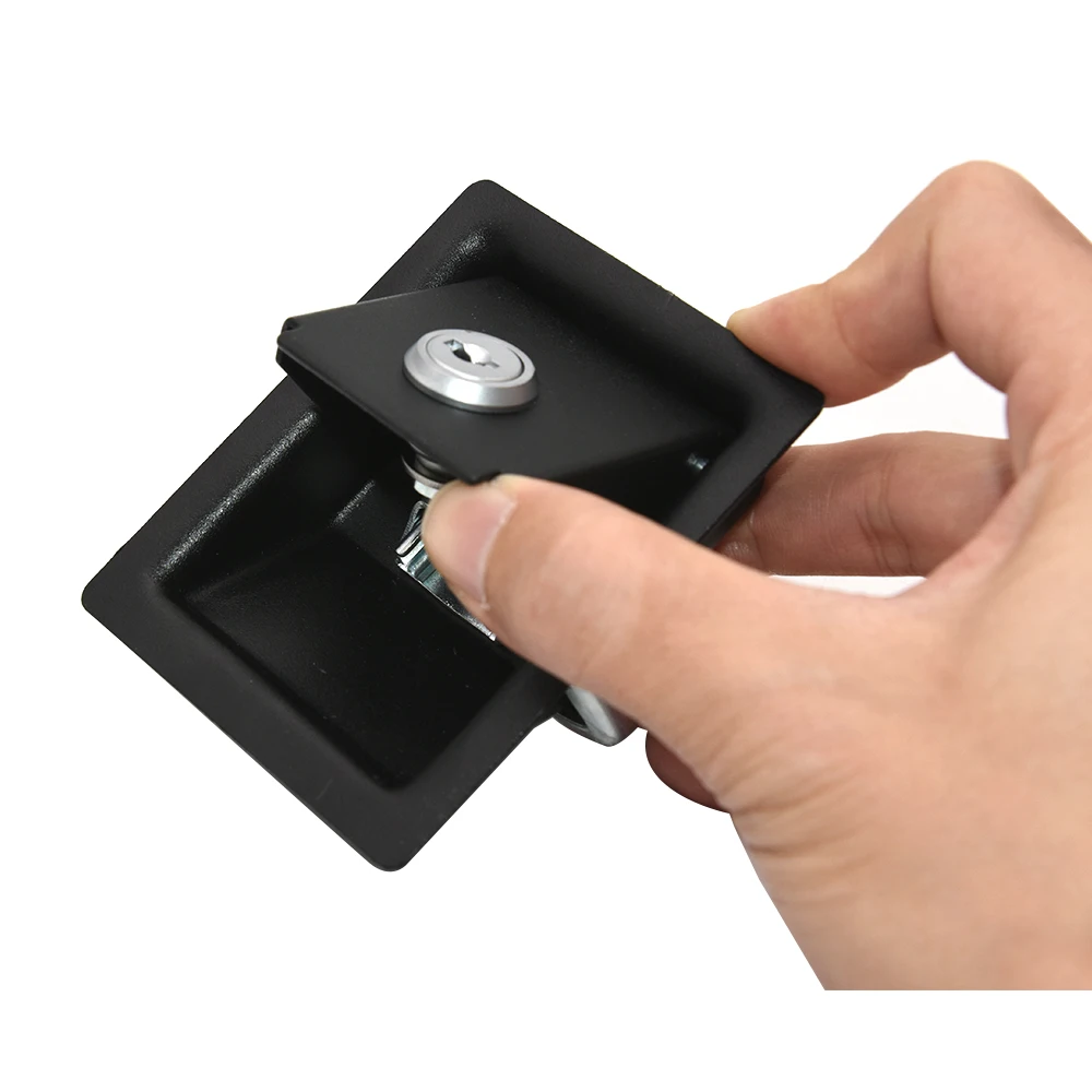 Picture 5: Marine Boat Yacht RV Accessories Rv Car Paddle Entry Door Lock Latch Handle Knob Camper-Trailer Pull Type Panel Door Lock