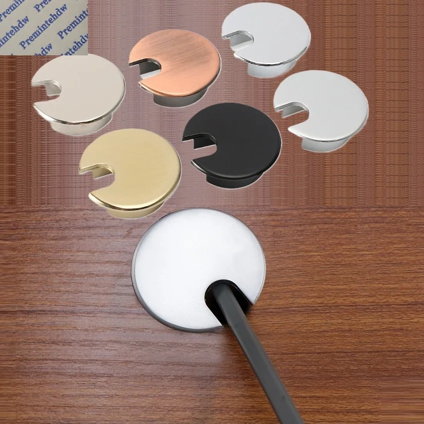 

Круглая настольная заглушка для кабеля из цинка, 35 мм, для отверстий под провод