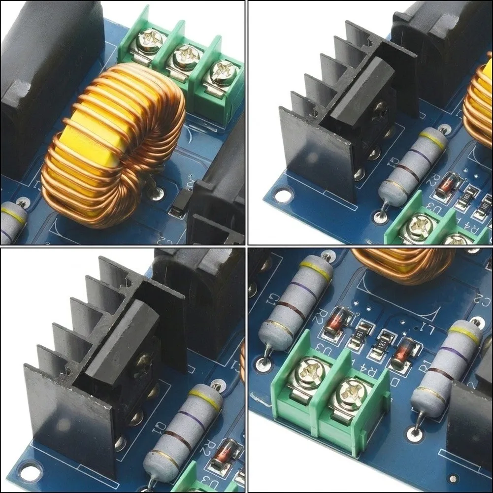 For Science Experiments Induction Heater Module Flexible Power Induction Module Induction Heater FR-4 Double-Sided PCB