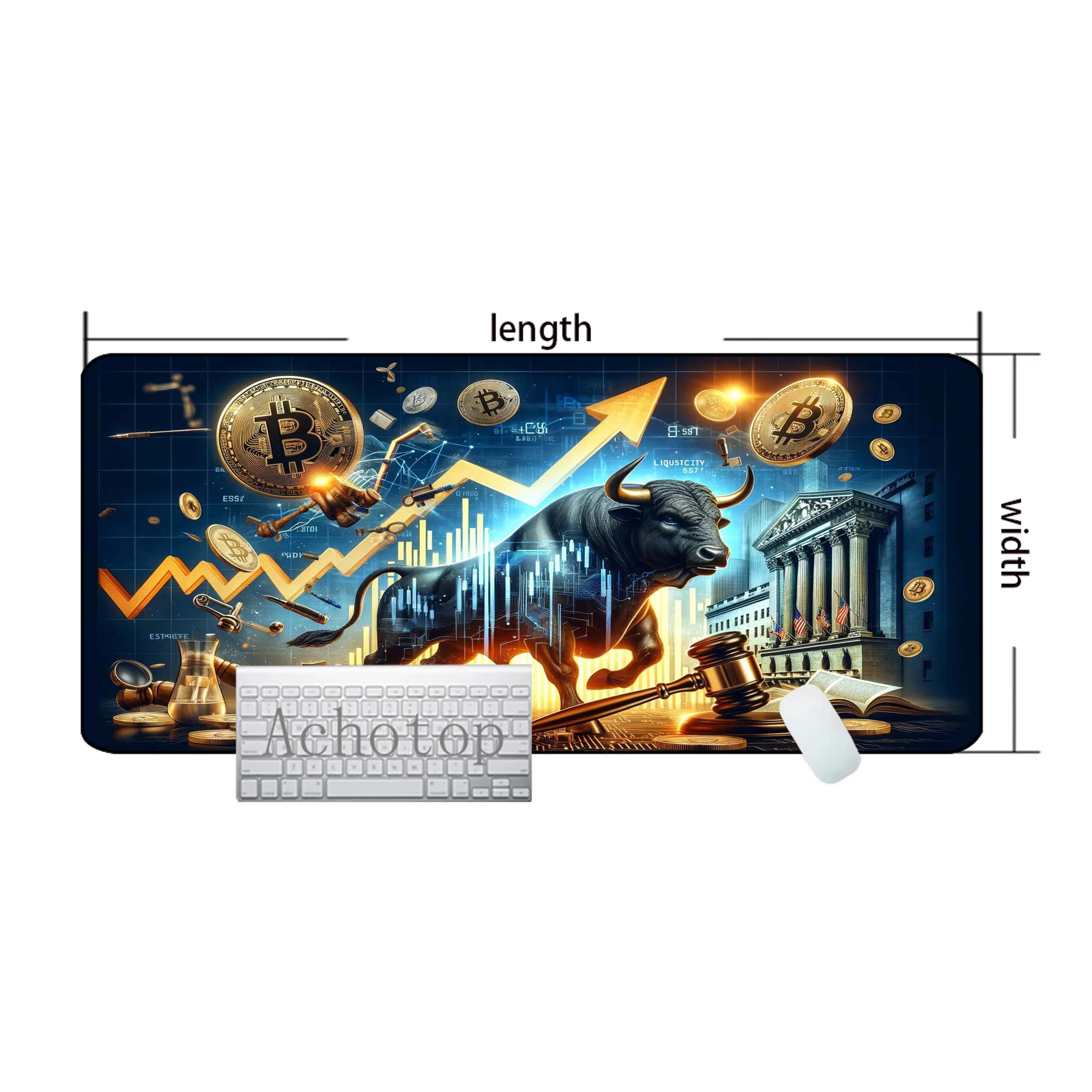 Stock Market Chart Pattern Mouse Pad Pc Gamer Mousepad Rubber Mouse Mat 100x50cm Speed Keyboard Pads Office Rubber Desk Mat