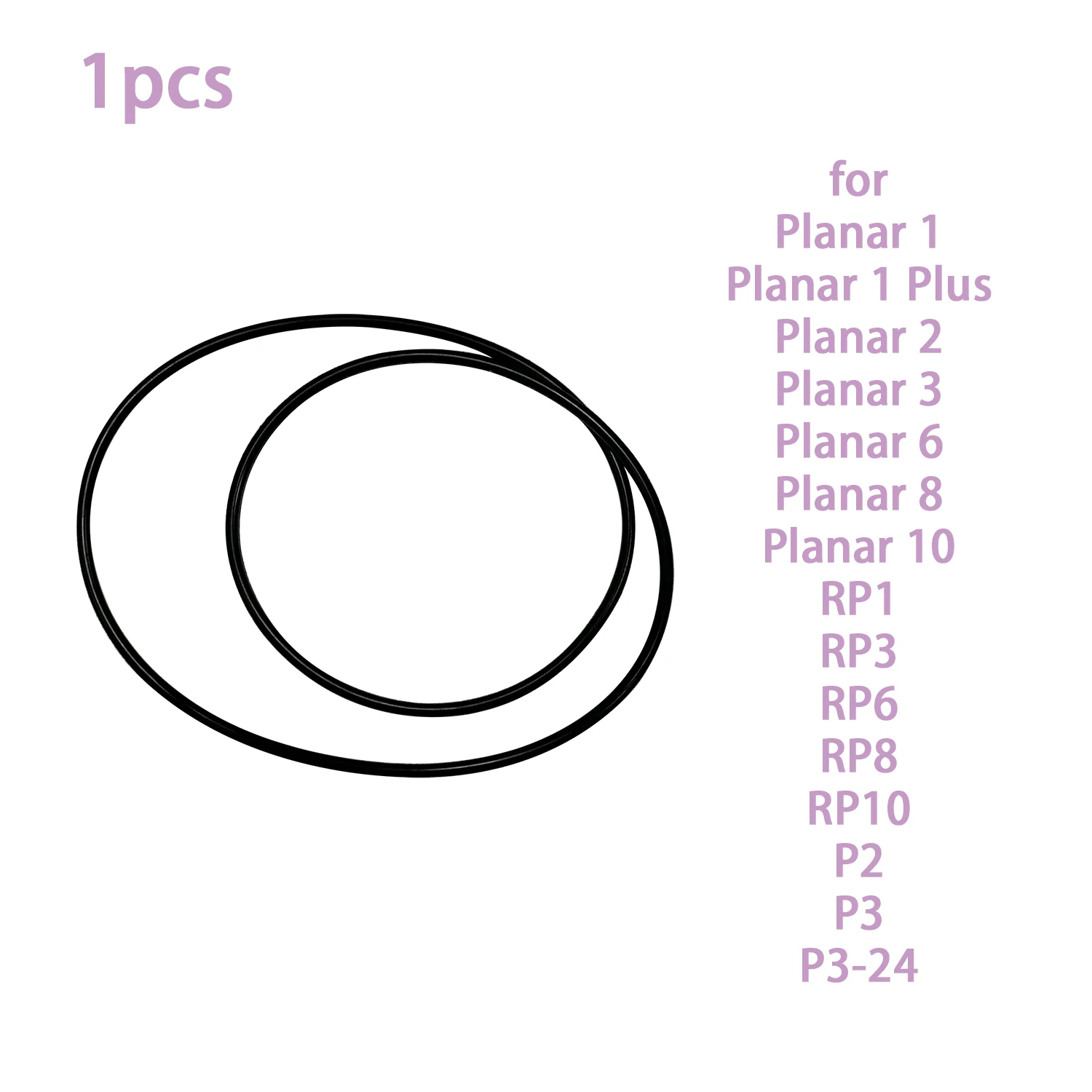 TURNTABLE BELT Compatible with Rega Planar 1,1 Plus 2 3 6 8 10 RP 1 3 6 8 10 P 2 3 3-24 5 7 9 25 Belt-drive Record Player Part