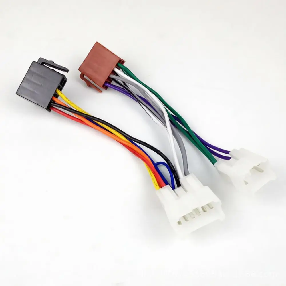 Car Radio Iso Wiring Adaptor Harness For Toyota Camry Corolla Rav4 Vios Byd F3 Audio System Modification Cable