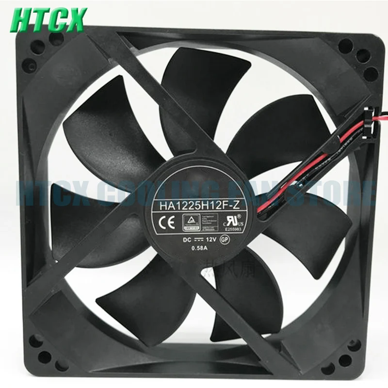 New HA1225H12F-Z 12V 0.58A 12025 High Air Volume Chassis Power Supply Cooling Fan