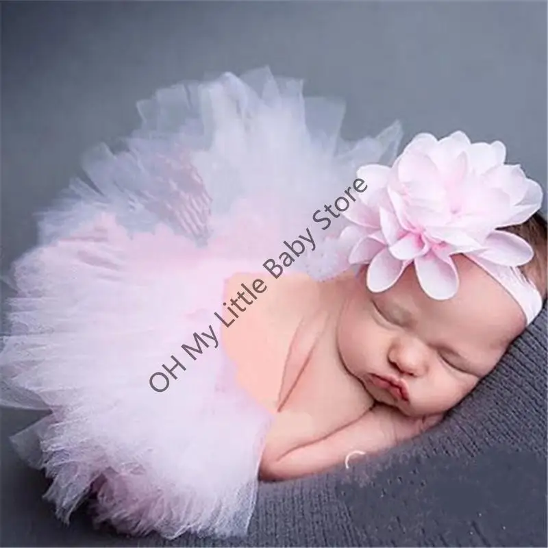 M76C الطفل صور اطلاق النار الدعائم الأميرة زي مشبك شعر و توتو تنورة الوليد السنة الجديدة صور الملابس بيلينغ مقاومة للجنسين #2