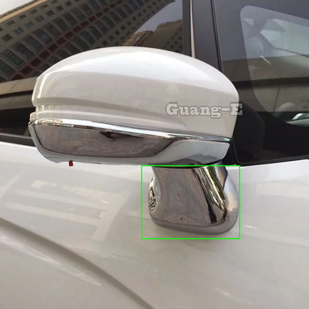 

Car Stick Rear Eyebrow Side Glass Mirror Trim Frame Rain Shield Sun Visor Shade ABS 2pcs For Honda Fit Jazz 2014 2015 2016 2017
