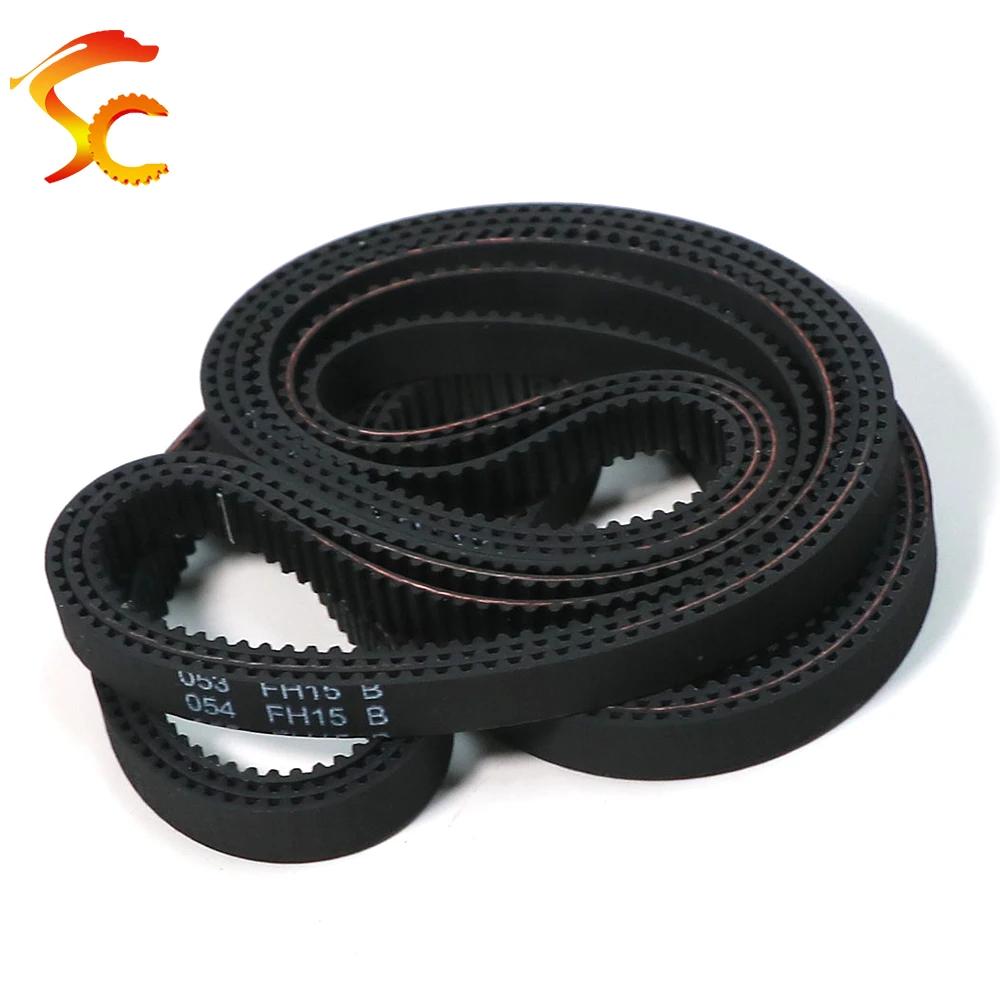 2M GT2 Closed Loop Timing Belt Rubber 2GT-400 406 410 420 428 430 440 444 448 450mm for FDM/SLA Industrial automation