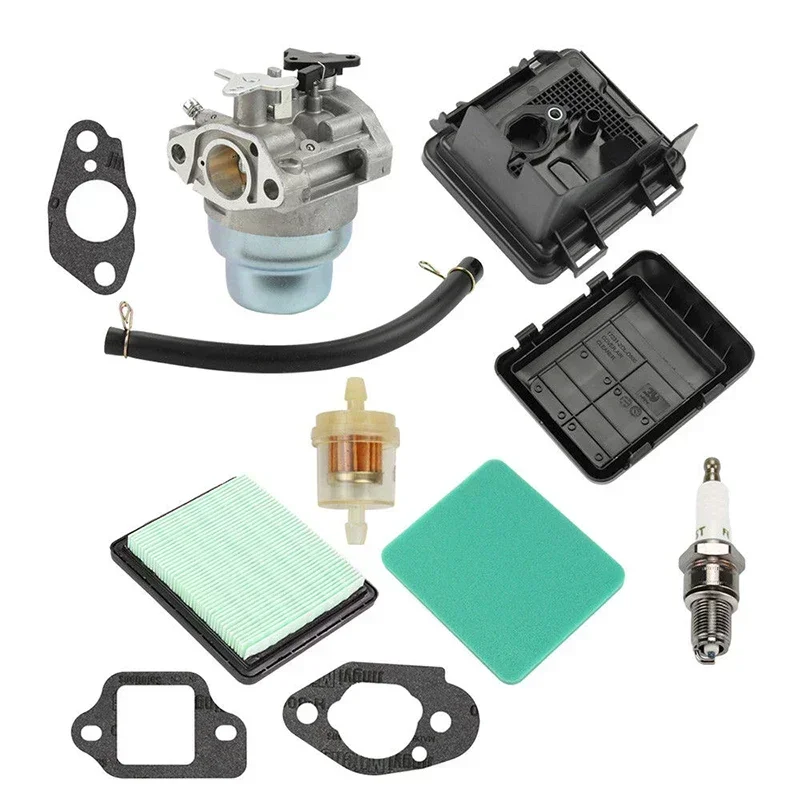 Carburetor with Air Fuel Filter Cover for Honda GC160 GCV160 GCV135 GC135 GCV190 HRB216 HRS216 HRR216 HRT216 HRZ216 Engine