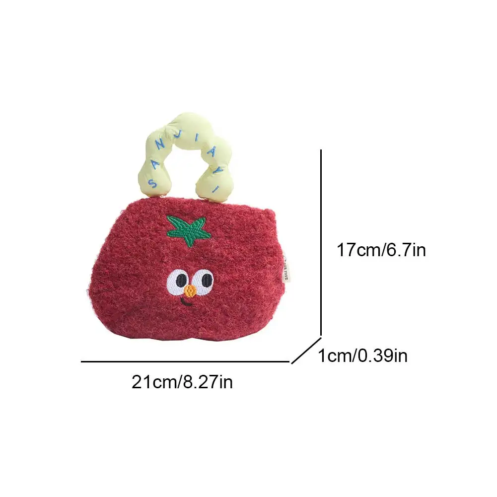 Bolsa de telefone de pelúcia moda bolsa de ombro grande capacidade elegante crossbody saco alça ajustável bonito saco de telefone ao ar livre saco de viagem