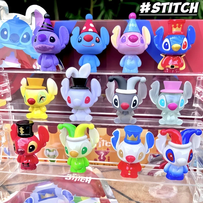

Disney Mini Stitch Circus Fantasy Series Blind Box Blind Bag Anime Figures Pvc Toy Collection Model Ornaments Surprise Xmas Gift