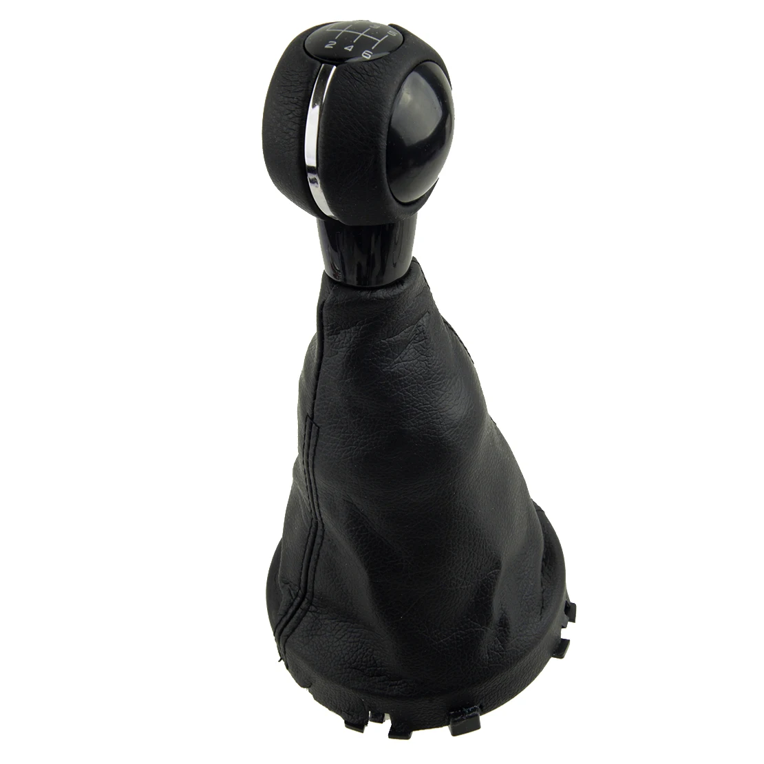 6 Speed Front Manual Gear Shift Knob & Boot Black Fit for Mini Cooper R56 R57 R58 2012 2013