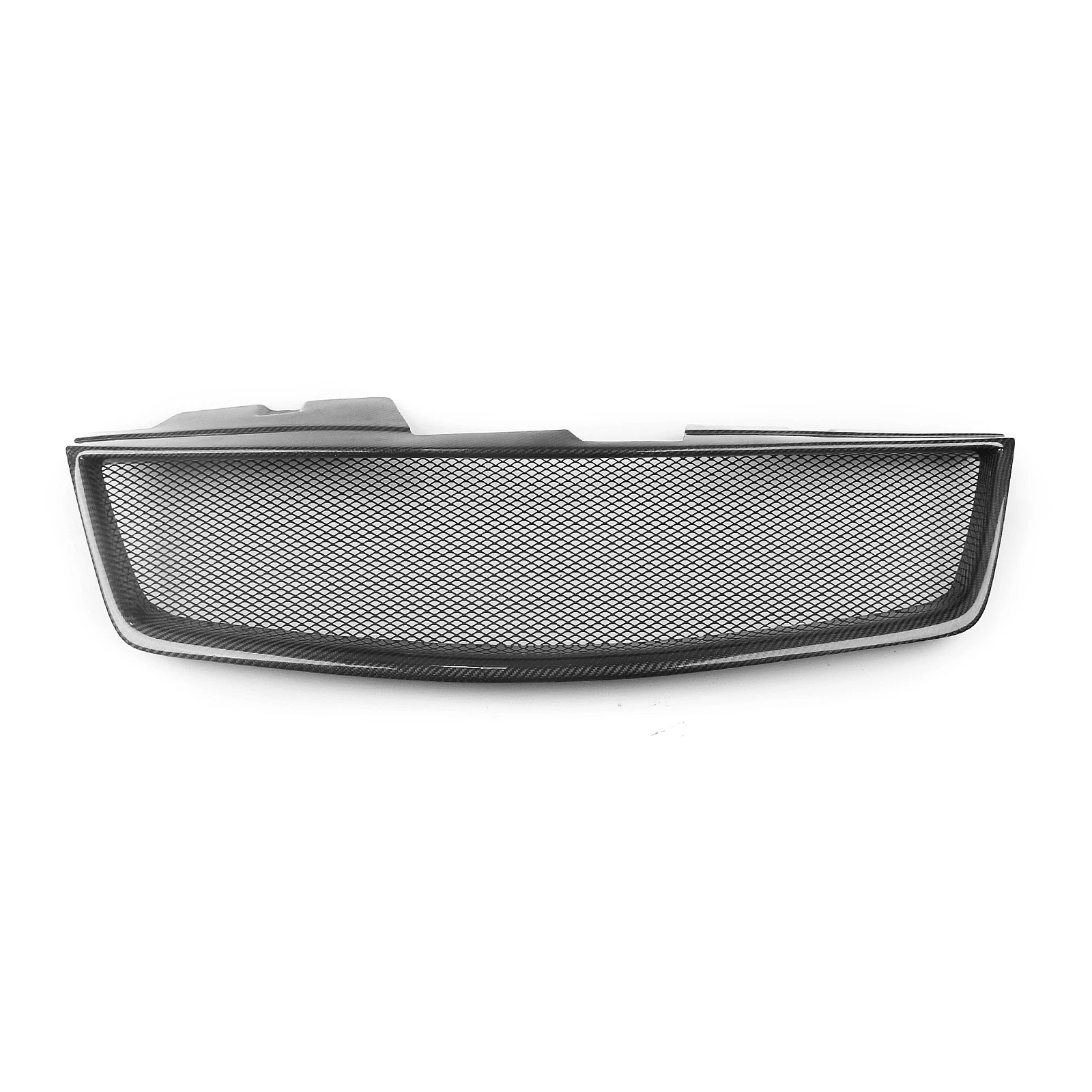 Front Grille Racing Grill For Nissan Sentra 2007-2009 Base S SL Carbon Fiber/Fiberglass Honeycomb Style Upper Bumper Hood Mesh