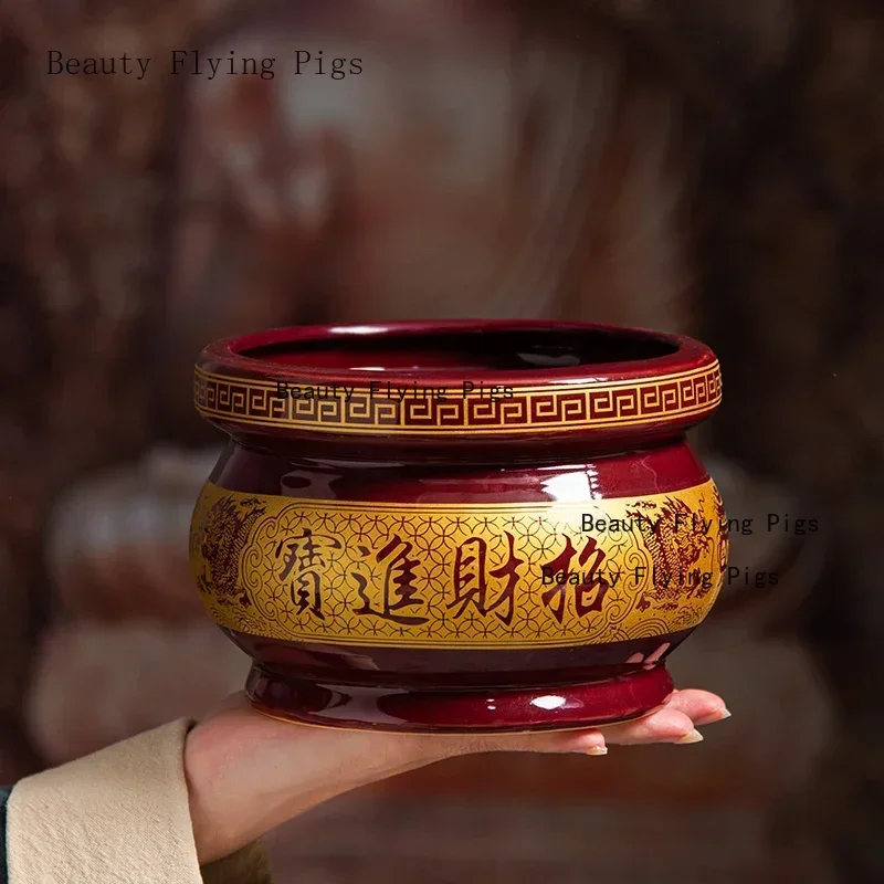 Retro Nostalgie Keramik Weihrauch brenner Home Einrichtung Buddha Halle bietet Guanyin Weihrauch brenner Zen