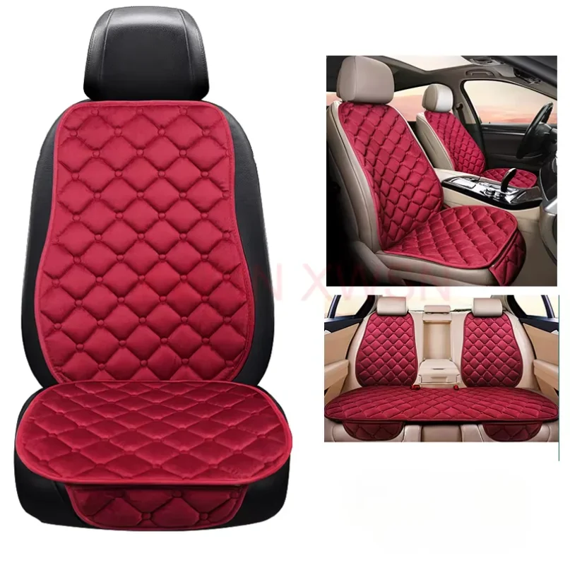 Funda de Asiento de Coche Universal, Cojín de Invierno para NISSAN Qashqai Juke Leaf Armada Altima Cube Dualis Tiida, Accesorios
