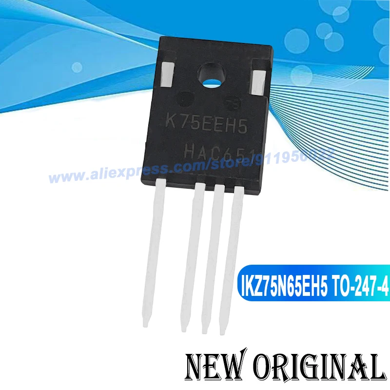 (5 pezzi) K75EEH5 IKZ75N65EH5 TO-247-4