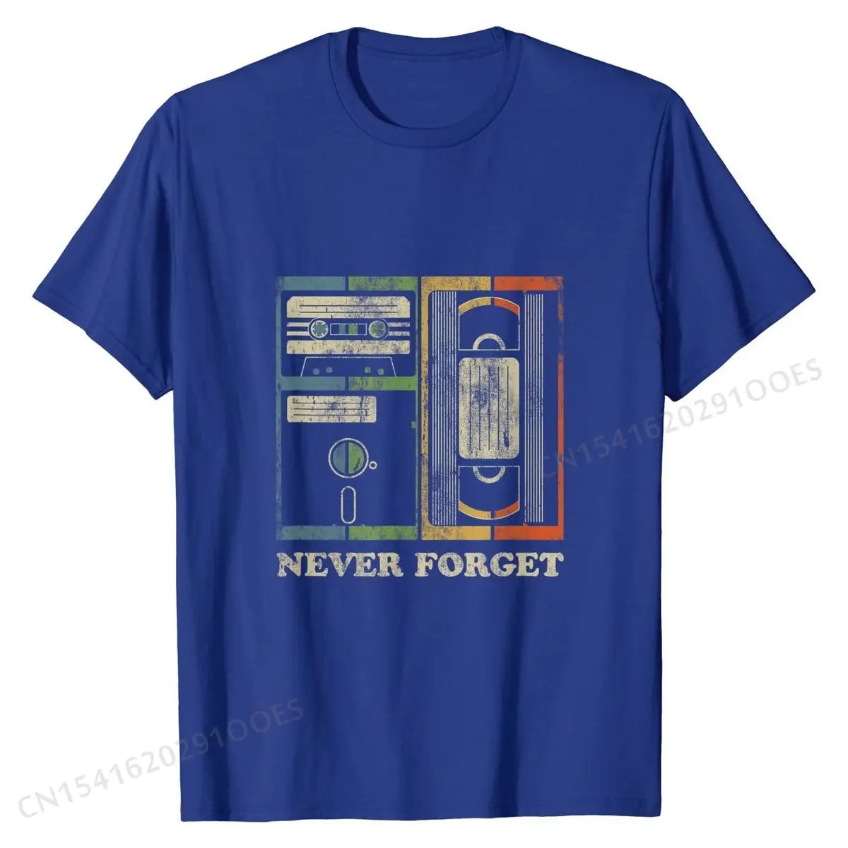 Never Forget Retro Vintage Cool 80s 90s Funny Geeky T-Shirt Cotton Men Top T-shirts Design T Shirt Hot Sale Custom