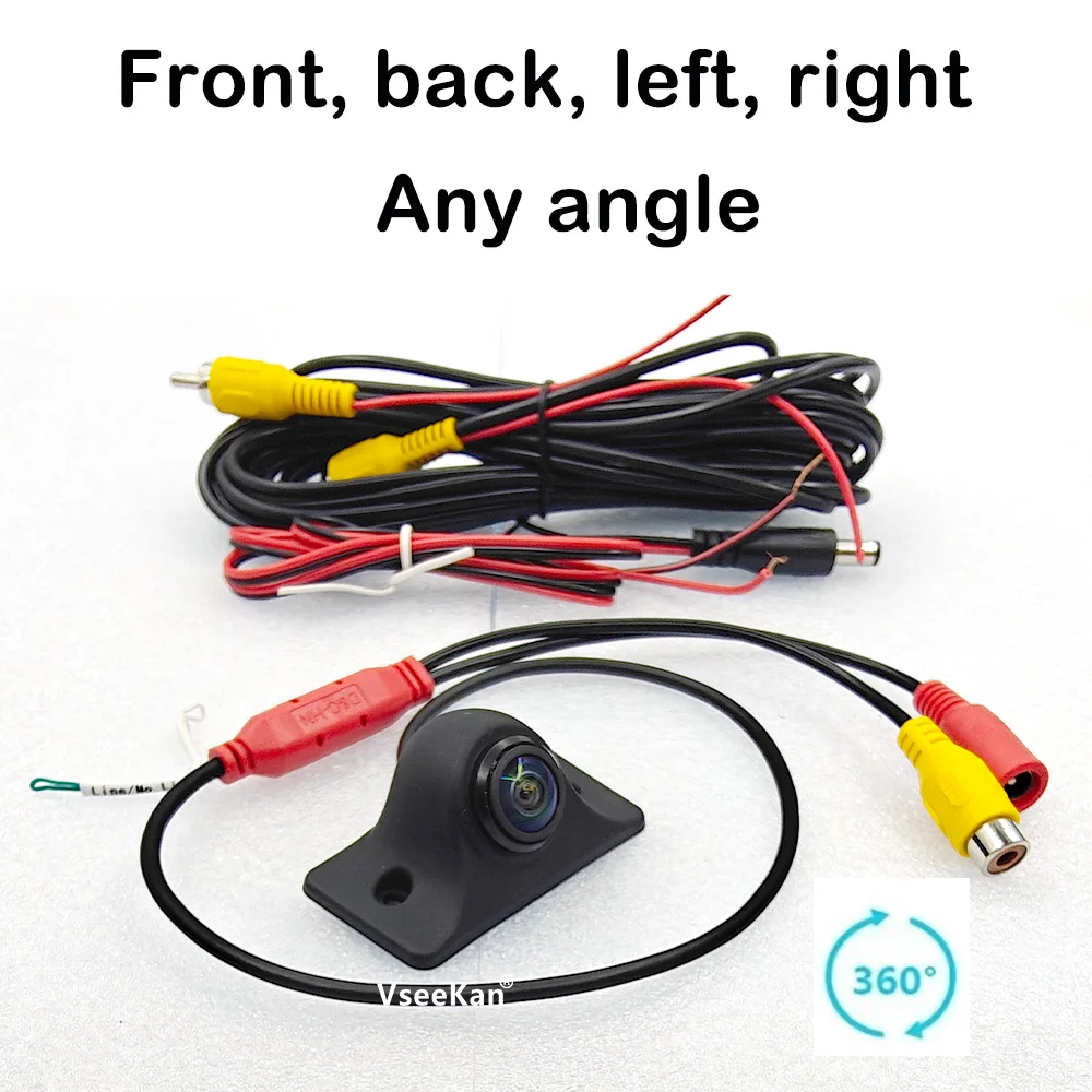 Auto-Kamera Vorne Hinten Links Rechts Alle Seiten AHD 1080P 720p CVBS Ansichtskamera Nachtsicht 170° °   Fisheye-Objektiv Auto-Rückfahrkamera