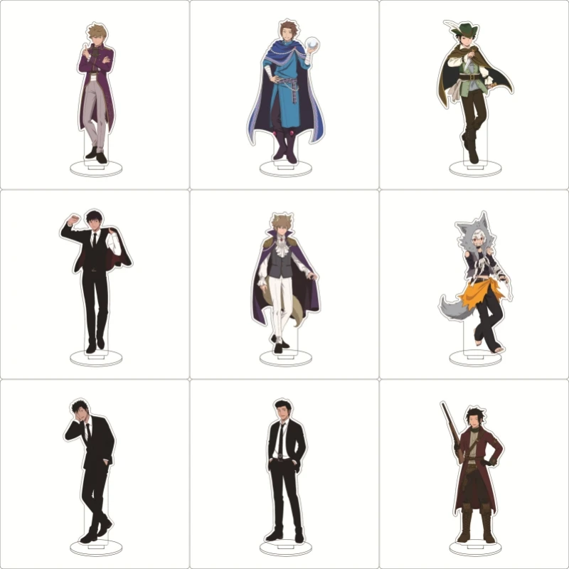 World Trigger Peripheral Acrylic Stand Doll Jin Yuichi Kuga Yuma Replica Figures Model Plate Cosplay Standee Friend Toys 15cm