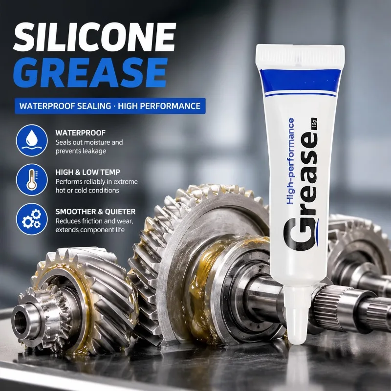 High Temperature Resistant Grease Wear-proof Lubricating Cream for High Speed Bearings Chains Gears Long Lasting Anti-friction