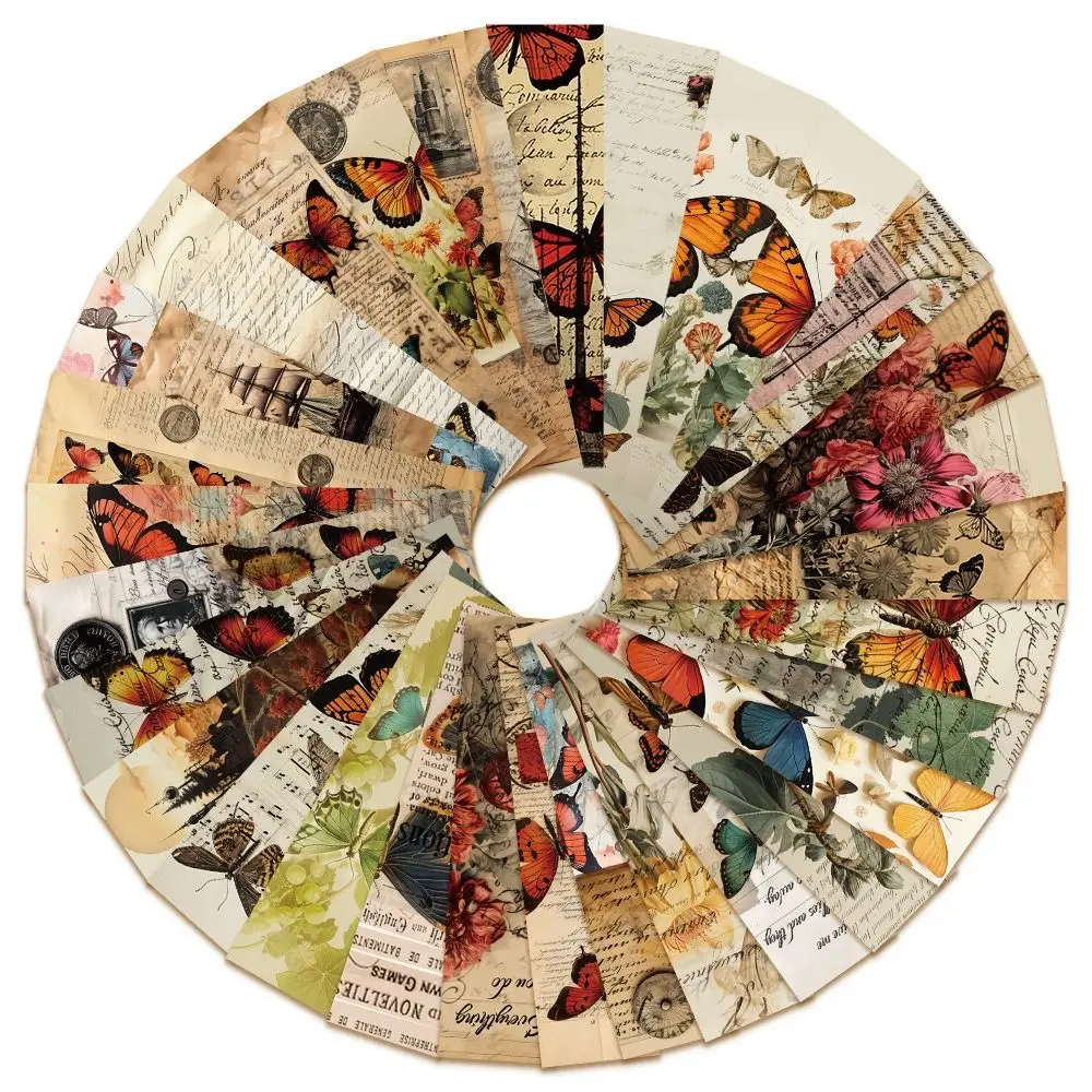 Винтажная закладка-бабочка, знаки для дневника, эстетический декор для чтения «сделай сам», классические элегантные маркеры страниц для книжного клуба для 30 шт., читатели