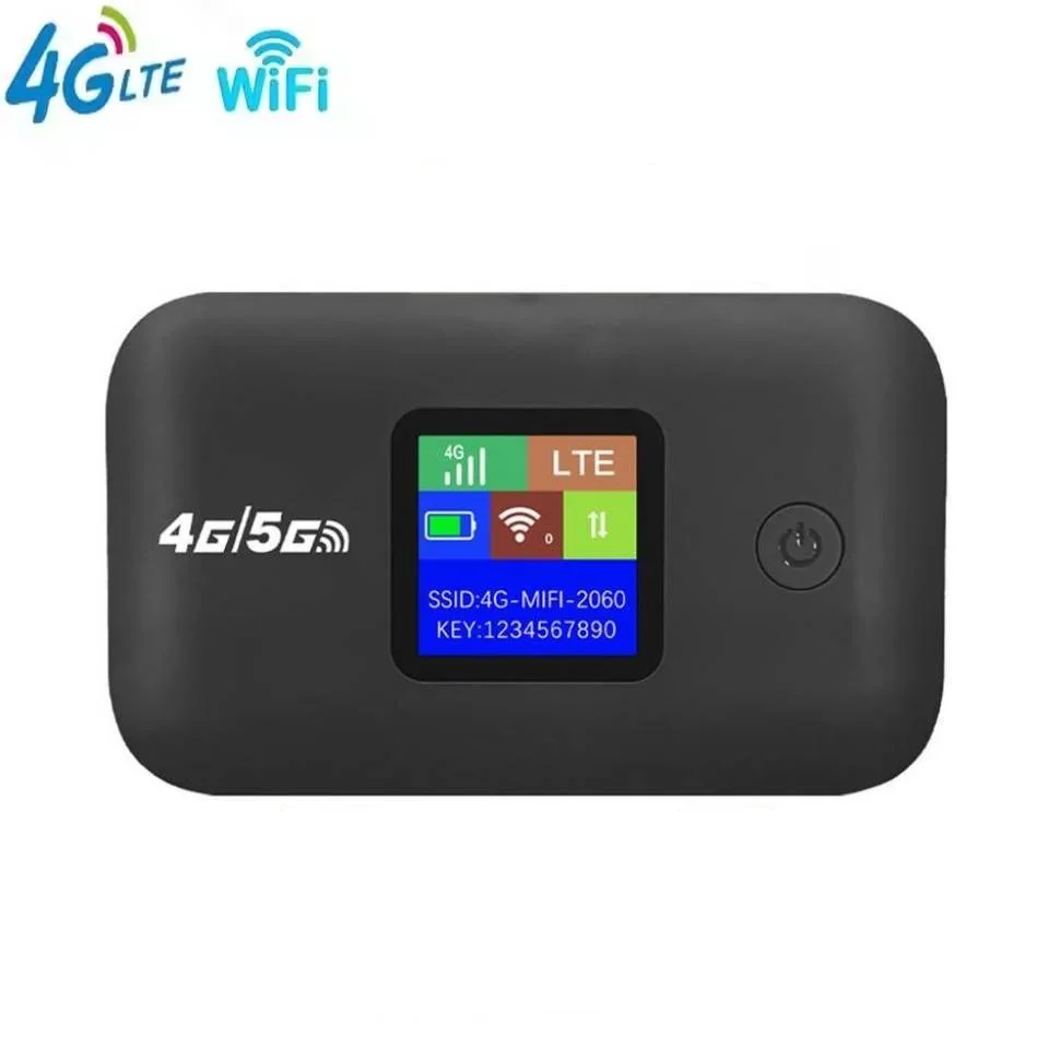 4G/5G Mobile WIFI Router 150Mbps 4G LTE Wireless Router 3200mA Portable Pocket MiFi Modem Mobile WiFi Hotspot with Sim Card Slot