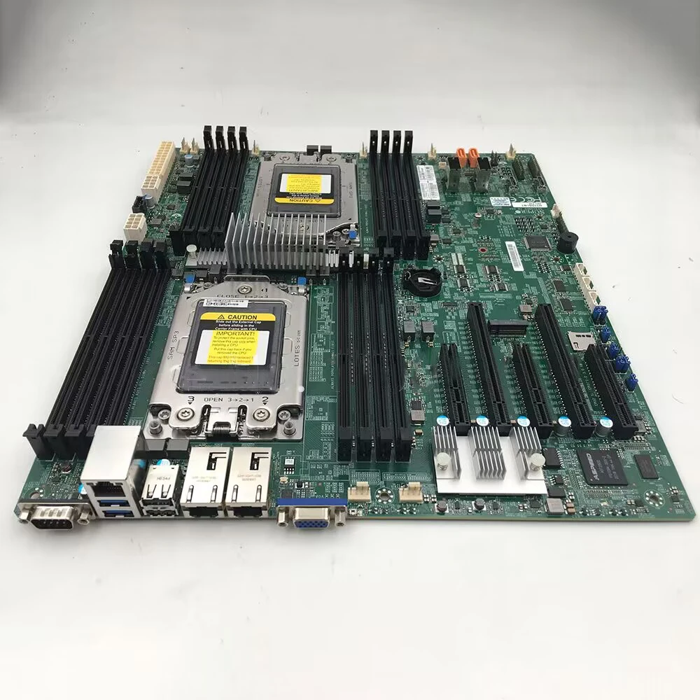 Imagem -03 - Pacote Industrial Servidor Dual-soquete E-atx Placa-mãe para Supermicro Epyc Pci-e 3.0 Suporte Ddr4 Epyc7001 7002 H11dsi-nt