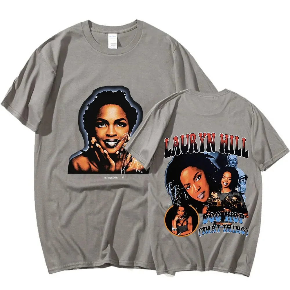 Lauryn Hill Graphic T-Shirt Unisex Harajuku Vintage Short Sleeve T Shirt Men Women Clothing Fashion Hip Hop Oversized T-shirts