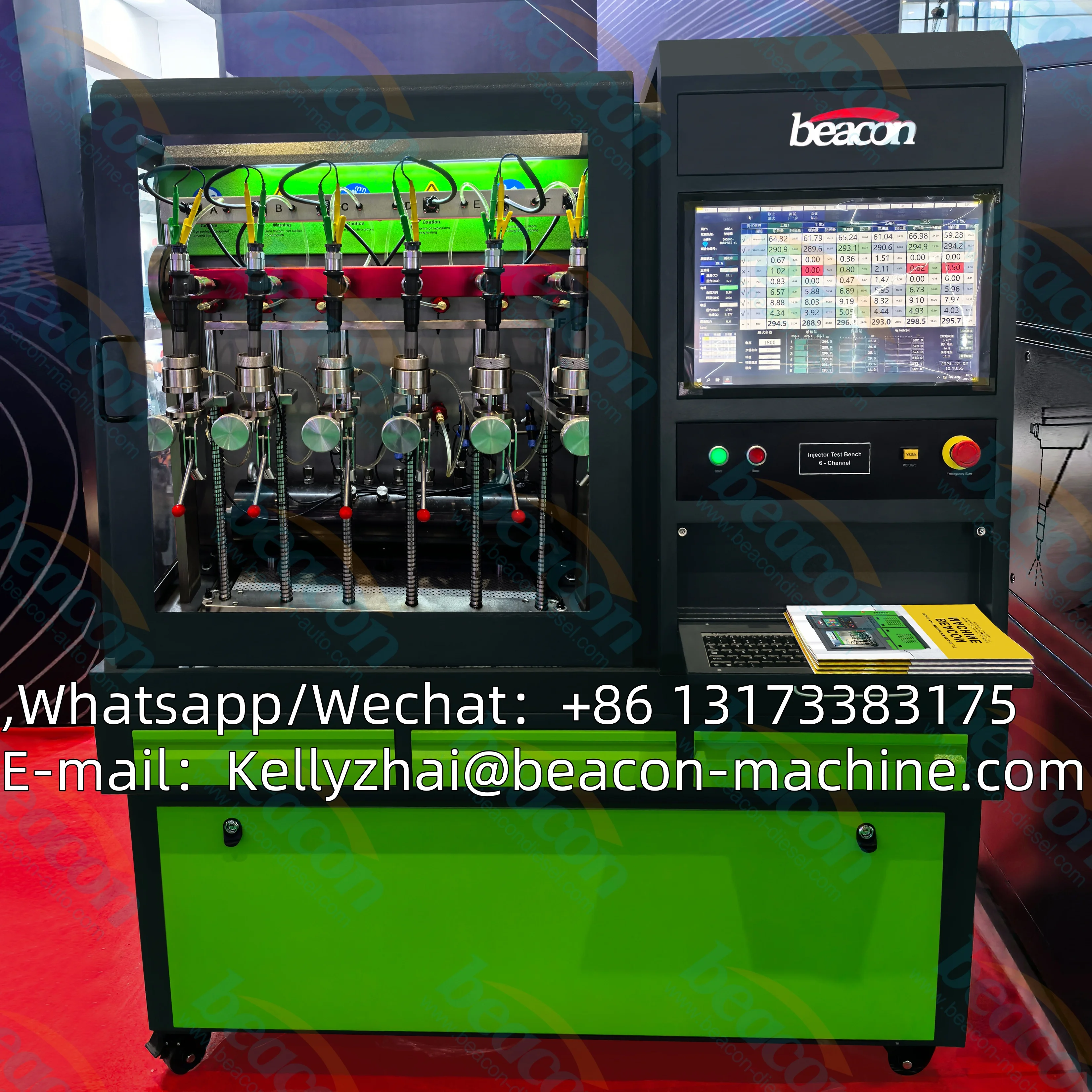 New Product Beacon Machine CR718D Common Rail Injector Test Bench BEACON Diesel Injector Tester Stand For Fuel Injector