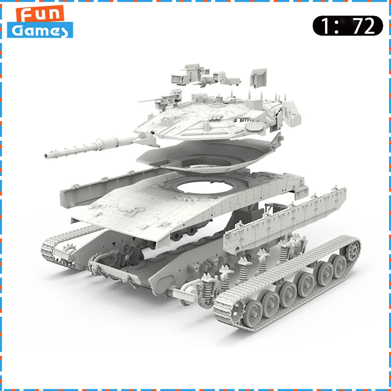 

1/72 Meng Israel Mk.4m основный боевой танк, сборная фигурка 72-006, модель в сборе, неокрашенная Коллекционная пластиковая игрушка на заказ, подарок