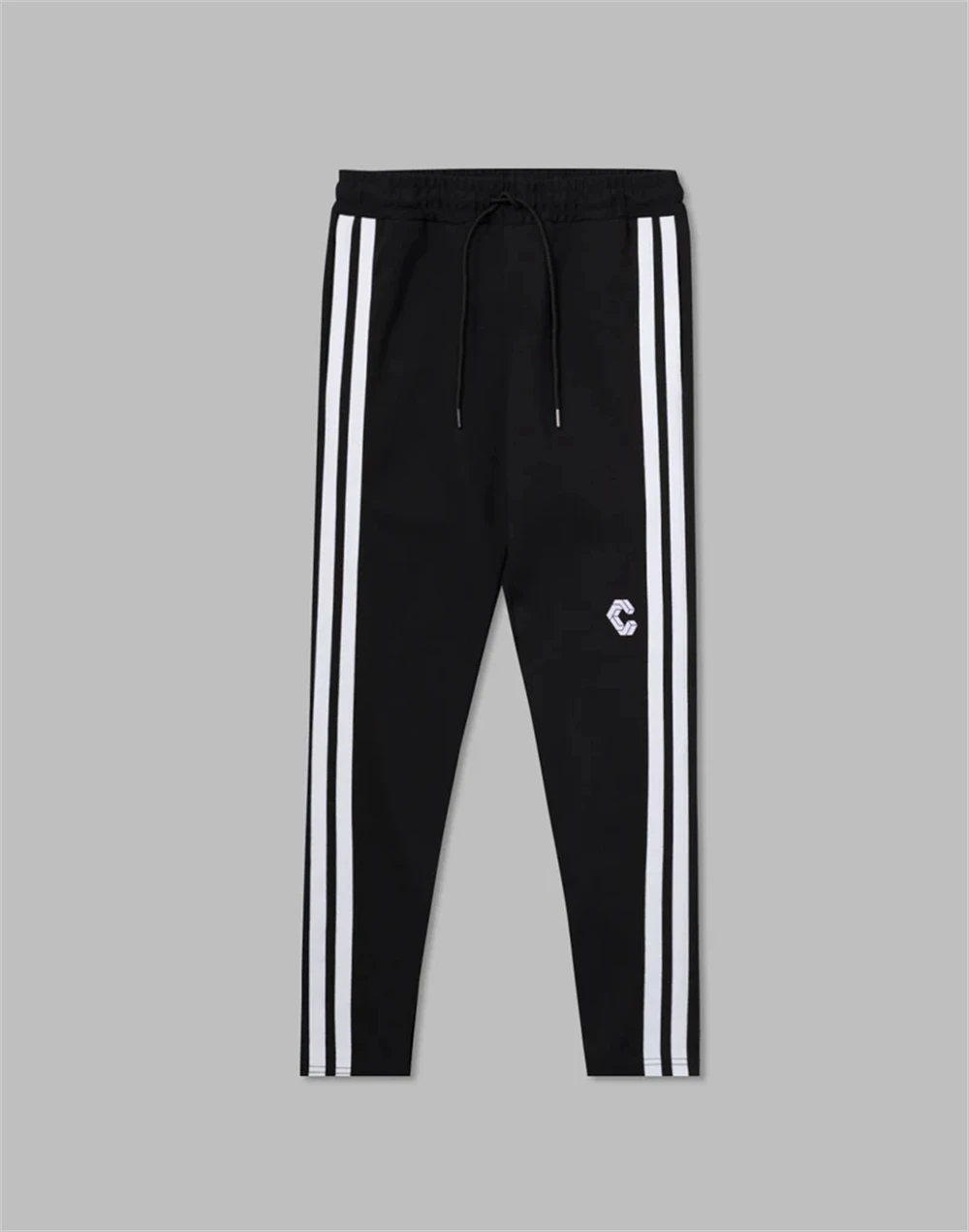 Corons 2024 Mens Joggers Side Stripe Sweatpants Man Gym Workout Fitness Cotton Trousers Male Casual Fashion Skinny Pants