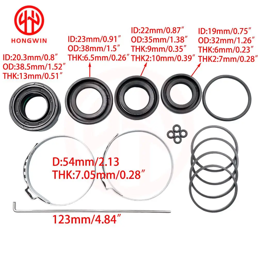 Auto Steering System Parts Power Steering Gear Rack Seal Kit OEM 57790-02A00 For Hyundai Atos Santro 1.0L Car Accessories