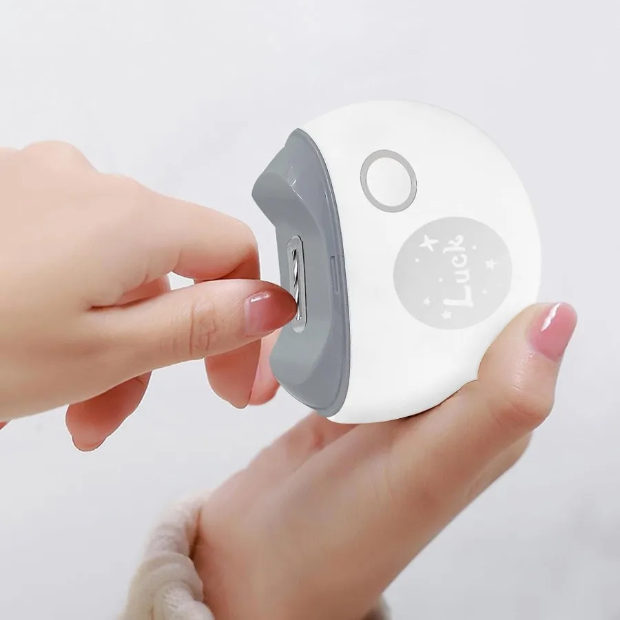

Portable Automatic Electric Nail Clipper with USB Rechargeable Design Cute Night Light Finger Nail Trimmer for Men and Women Sa