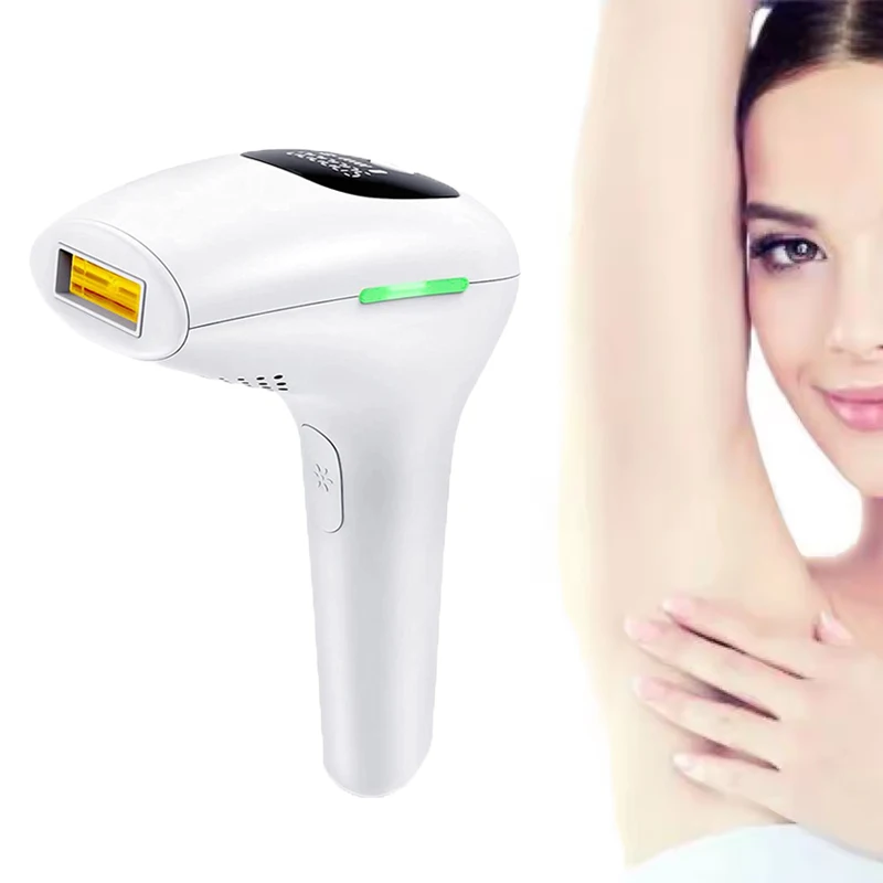 カスタマイズ可能なロゴ入りポータブルipl脱毛器-家庭用永久レーザー脱毛器-優しく便利