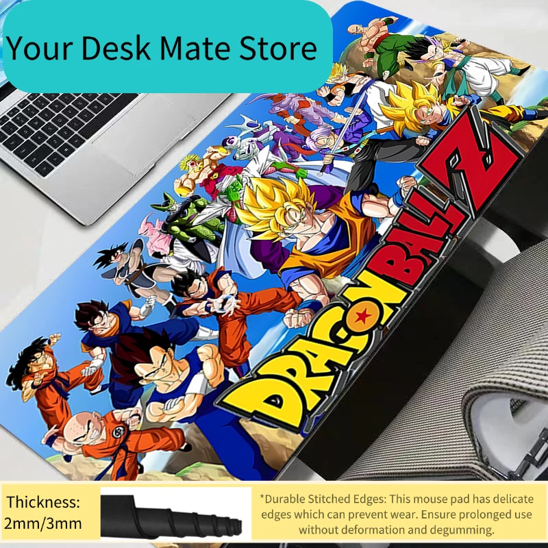 

Коврик для мыши DBZ Gamer Dragon Ball Z, большой XXL коврик для стола, аксессуары для игровых компьютеров, коврик для клавиатуры, аниме-аксессуары для геймеров, коврик для мыши.