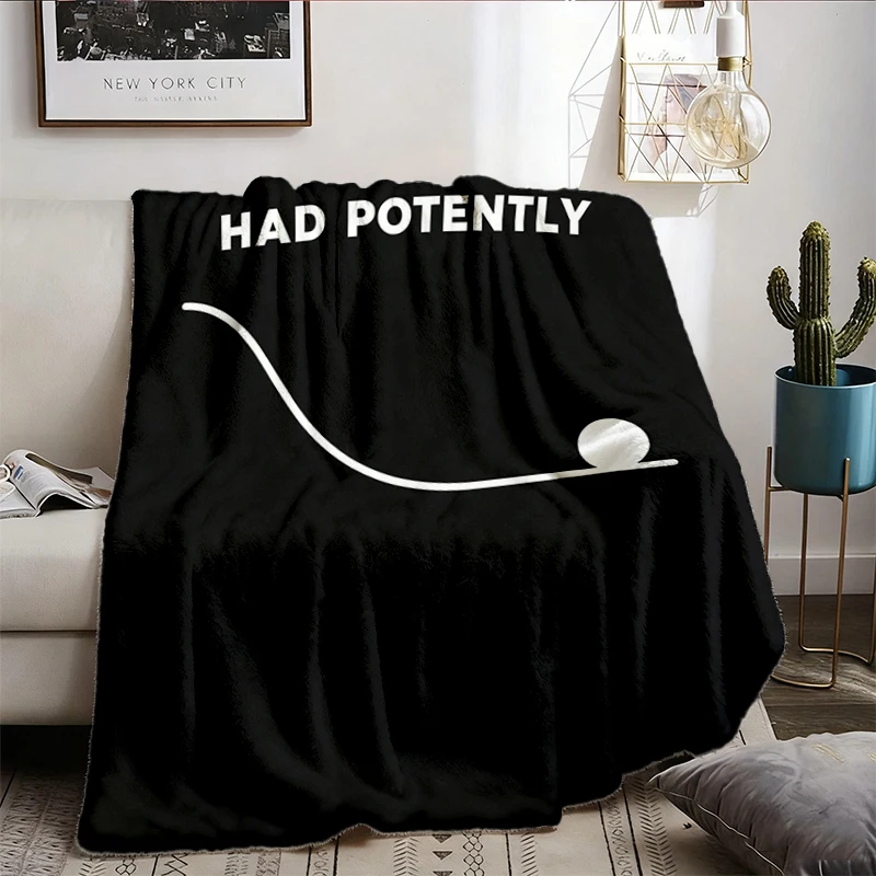 I Had Potential Flannel Blanket, Project-Hail-Mary Flannel Throw