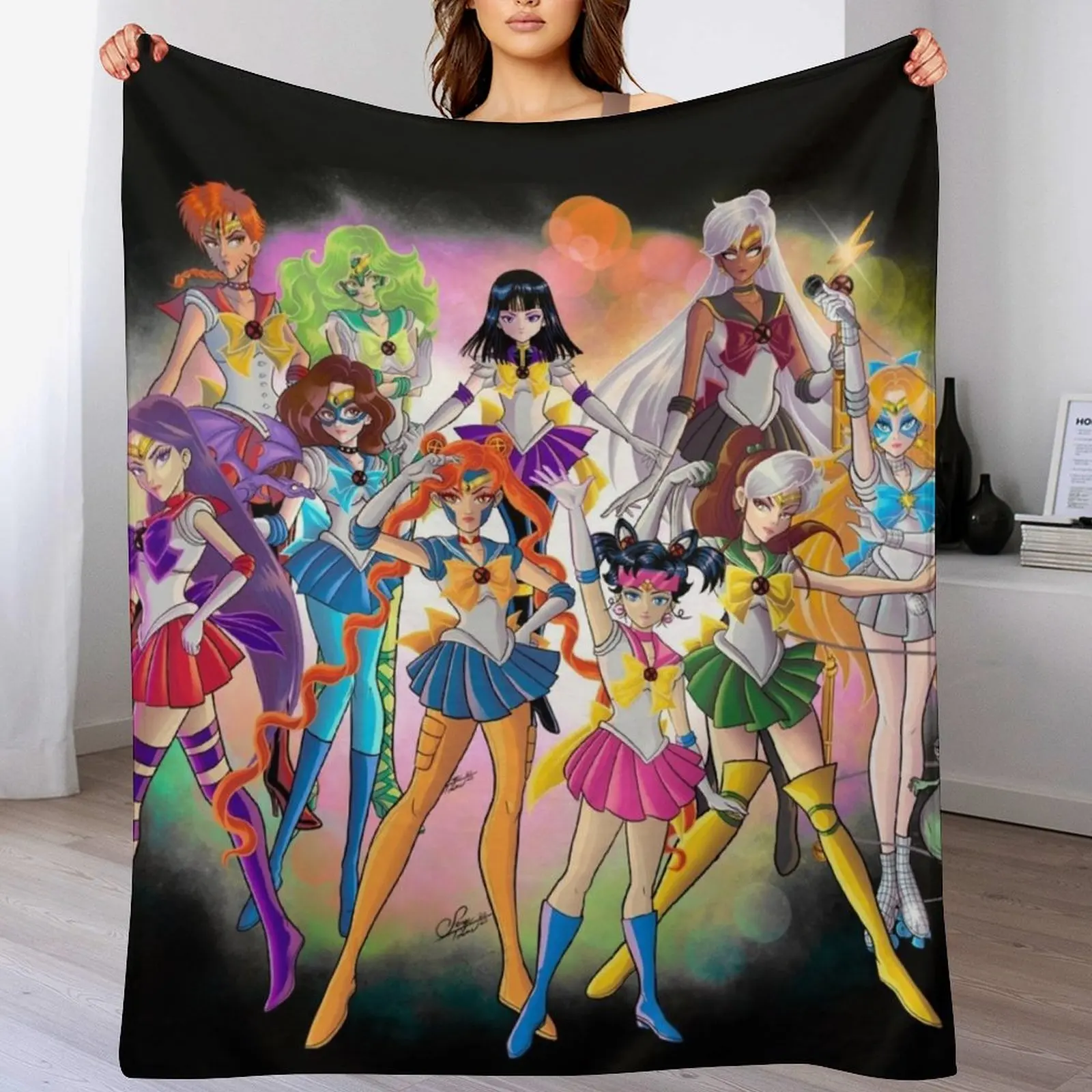

All X Sailors Throw Blanket for winter Vintage Picnic Travel Blankets